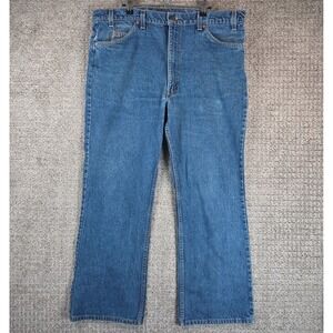Vintage Levi's 517 Orange Tab Bootcut‎ Jeans Mens Size 40x30 Blue Denim USA Made